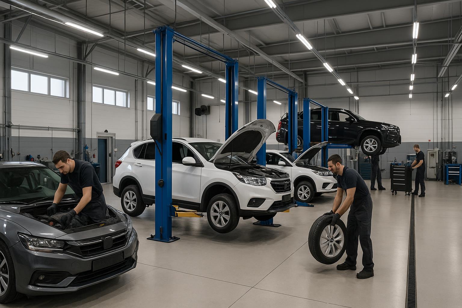 Professionelle Werkstatt